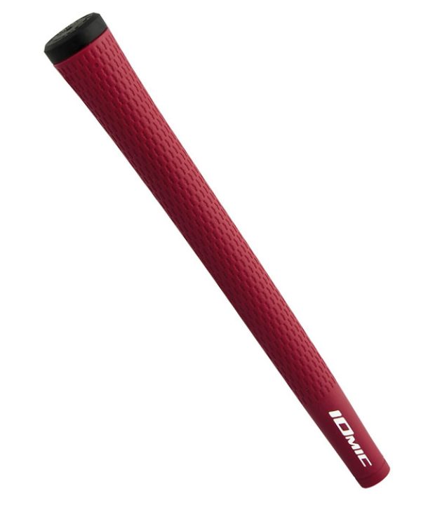 IOMIC STICKY JUMBO Golf Grip - Red & Black