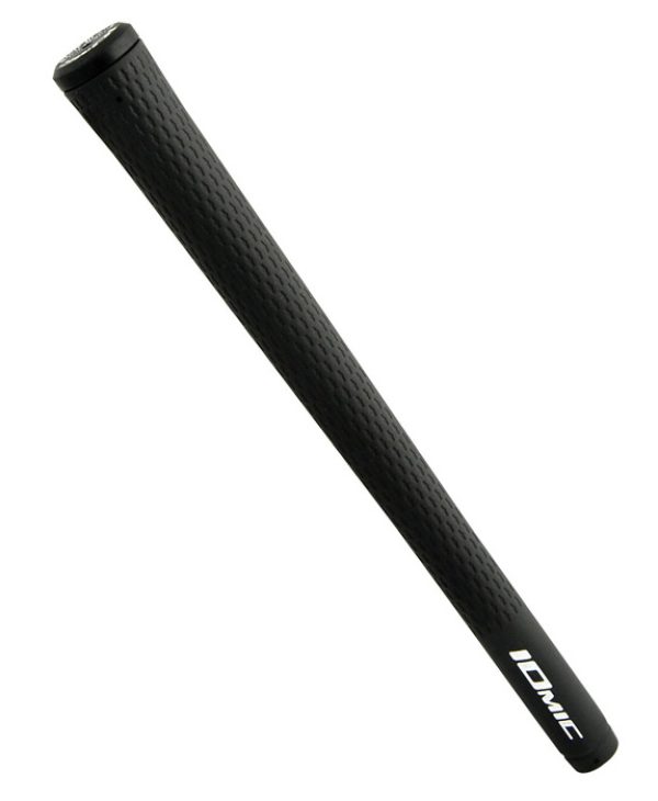 IOMIC STICKY 2.3 Golf Grip - Black & Black Ribbed