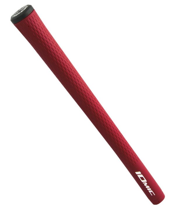 IOMIC STICKY Midsize Golf Grip - Red & Black