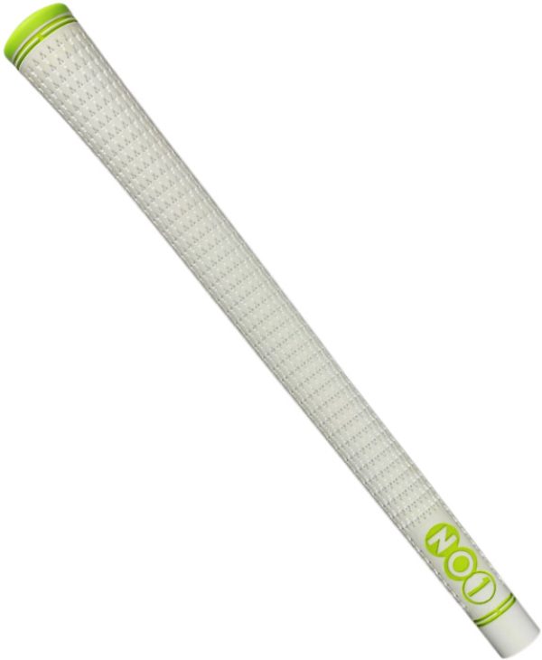 No1 43 Series Golf Grip - White and Lime (Ribbed)