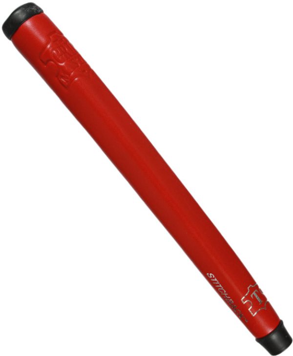Grip Master Montana Leather Stitchback Midsize Putter Grip - Red