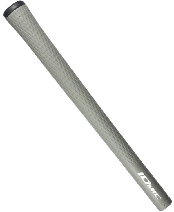IOMIC STICKY Midsize Golf Grip - Platinum Grey and Black